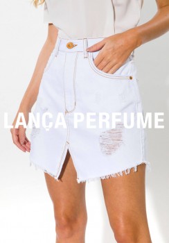 SAIA BRANCA JEANS LANÇA PERFUME SAIA BRANCA JEANS LANÇA PERFUME