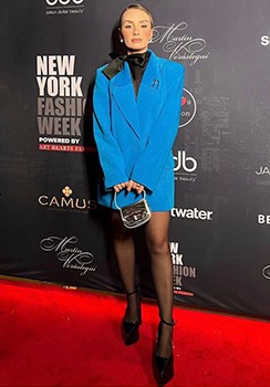 BLAZER AZUL LANÇA PERFUME