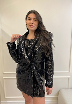 BLAZER PAETÊ AMARANTE