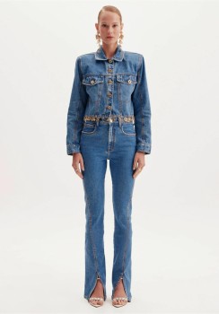 CALÇA JEANS BOOT CUT LANÇA PERFUME