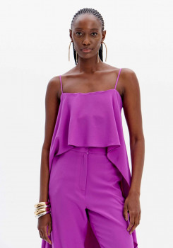 BLUSA ALONGADA FLUIDA DE ALÇAS