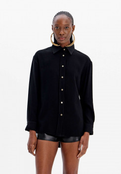 CAMISA MANGA LONGA DESCOLADA ALONGADA LANÇA PERFUME