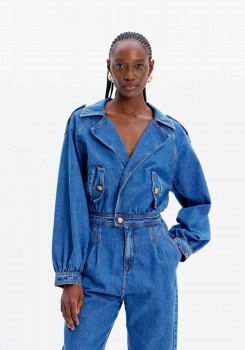 MACACÃO JEANS LONGO SLOUCHY LANÇA PERFUME