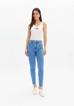 CALÇA JEANS HÉSTIA CINTURA ALTA SHAPE NOW LANÇA PERFUME