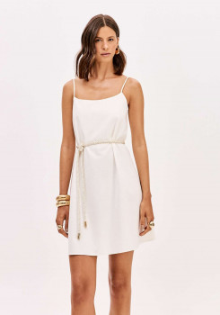 VESTIDO CURTO DE ALÇAS LANÇA PERFUME
