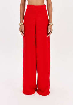 CALÇA WIDE LEG CINTURA ALTA LANÇA PERFUME