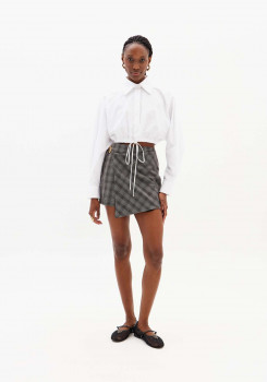 CAMISA CROPPED MANGA OVER LANÇA PERFUME