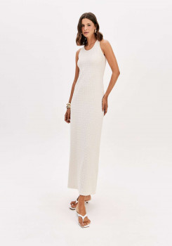VESTIDO ÊVASE SUPER MIDI LANÇA PERFUME