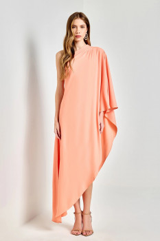 VESTIDO MIDI TUCANO LARANJA AVE RARA