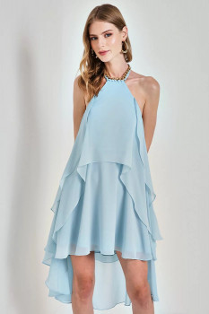 VESTIDO OCEANO EM CAMADAS SERENITY AVE ARA