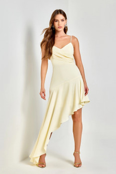 VESTIDO ASSIMÉTRICO MISTRAL AMARELO