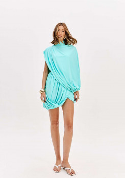 VESTIDO CURTO COM TRANSPASSE LANÇA PERFUME
