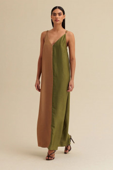 VESTIDO LONGO COM ALÇAS CHARRY