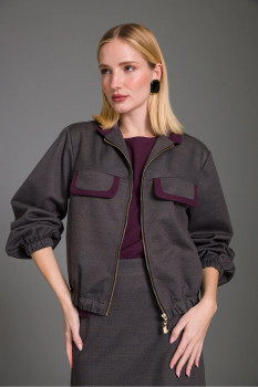 JAQUETA BOMBER COM LAPELAS CHARRY