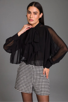 SHORT CINTURA ALTA COM BOLSOS FACA CHARRY