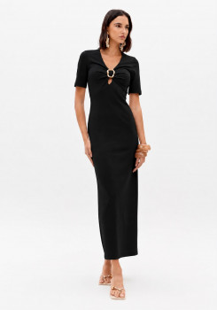 VESTIDO PRETO MIDI