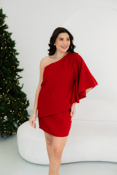 VESTIDO CURTO VERMELHO