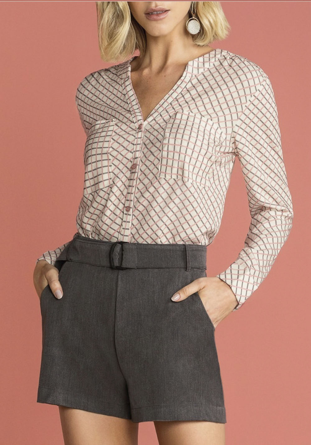 SHORT SOCIAL FLOR DE LIS SHORT SOCIAL FLOR DE LIS