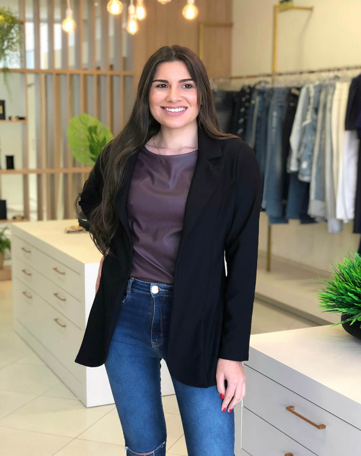 BLAZER ALONGADO PRETO DANCING DAYS BLAZER ALONGADO PRETO DANCING DAYS