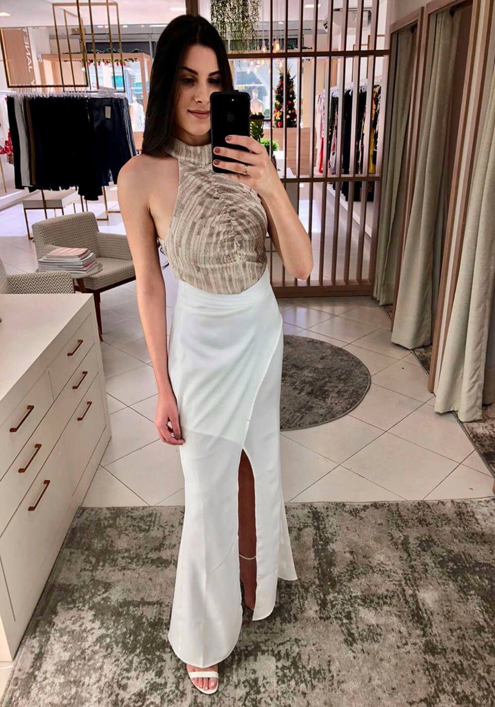 VESTIDO LONGO COM BRILHOS CHARRY VESTIDO LONGO COM BRILHOS CHARRY