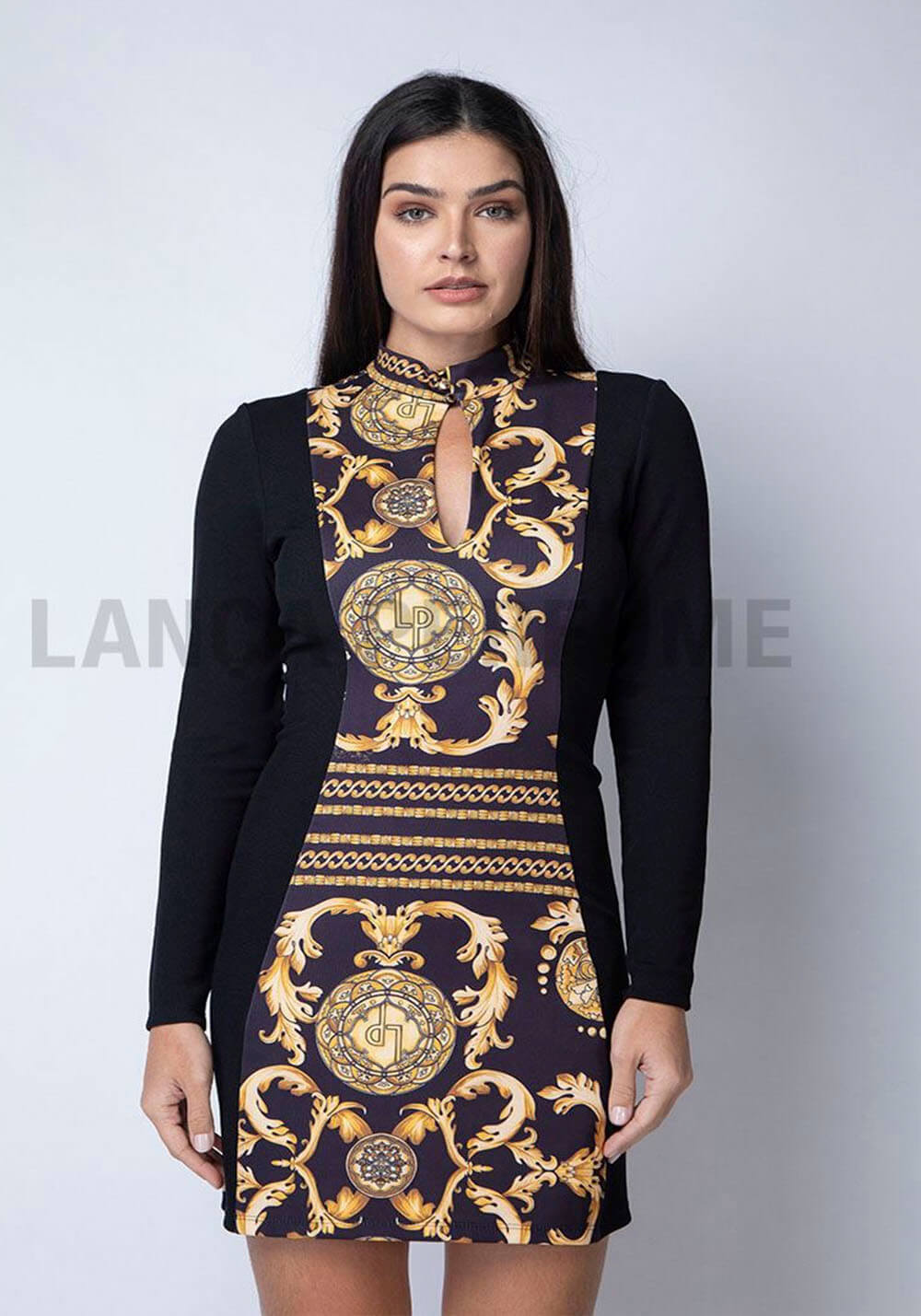 VESTIDO JUSTO ESTAMPADO LANÇA PERFUME VESTIDO JUSTO ESTAMPADO LANÇA PERFUME