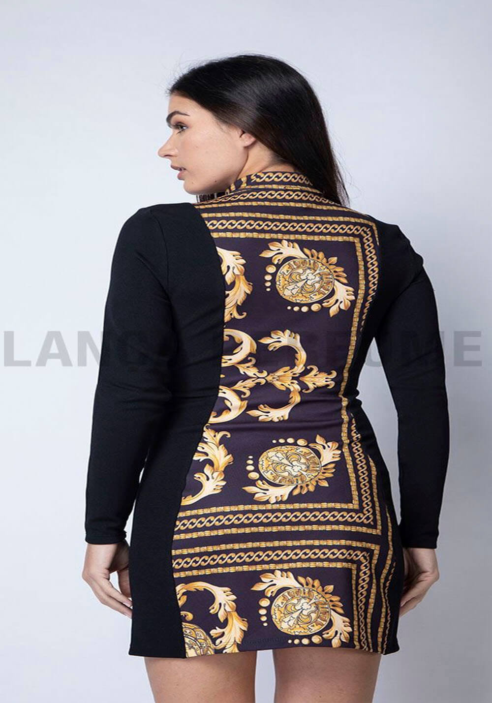VESTIDO JUSTO ESTAMPADO LANÇA PERFUME VESTIDO JUSTO ESTAMPADO LANÇA PERFUME