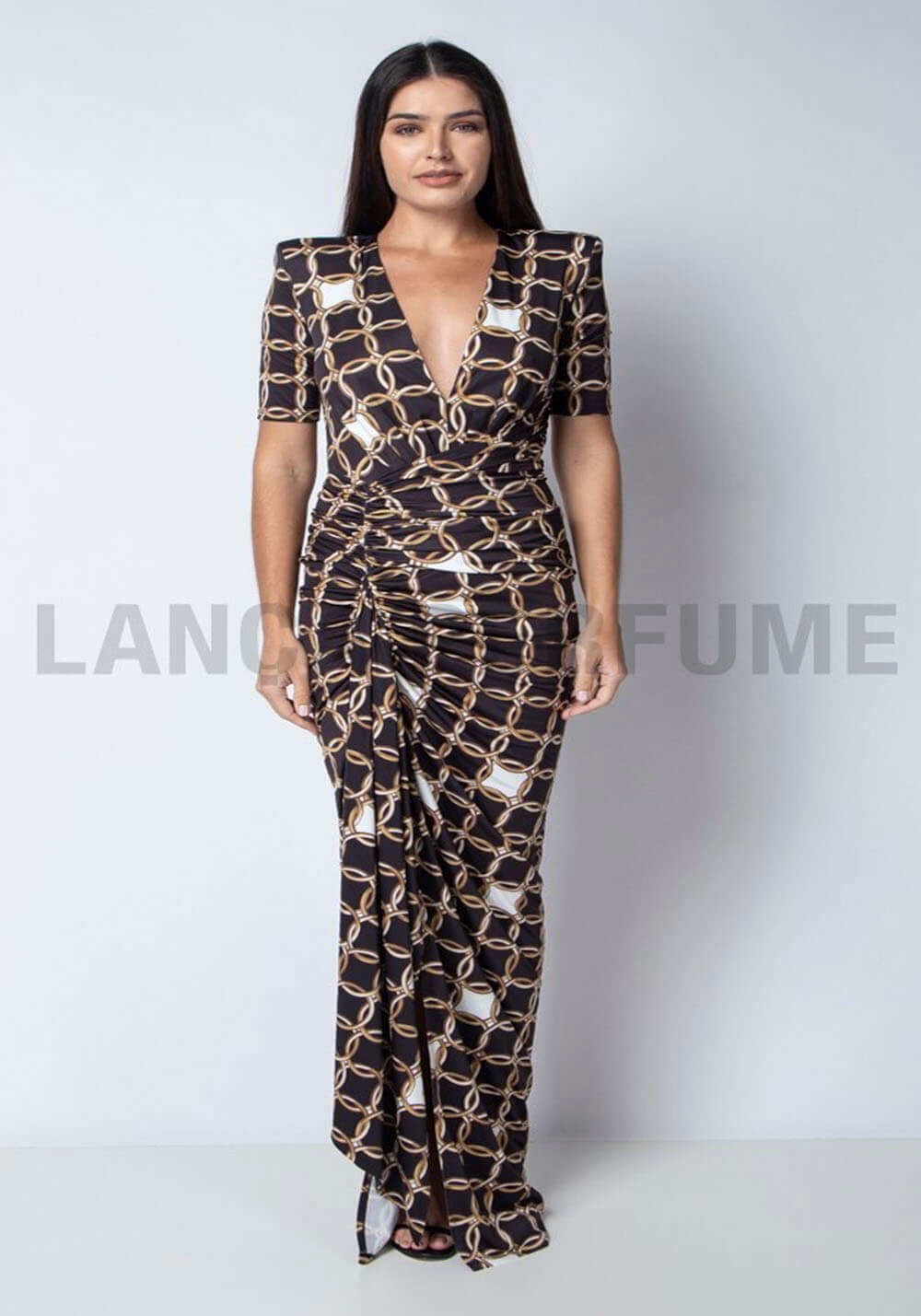 VESTIDO LONGO ESTAMPADO LANÇA PERFUME VESTIDO LONGO ESTAMPADO LANÇA PERFUME