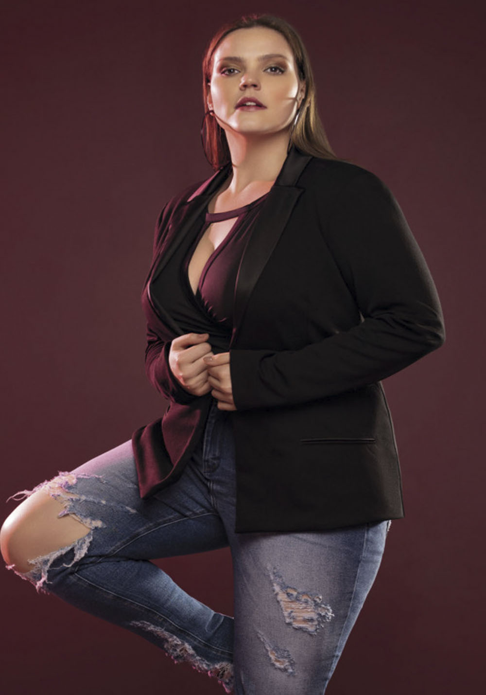 BLAZER ALONGADO COM BOLSO ELEGANCE BLAZER ALONGADO COM BOLSO ELEGANCE
