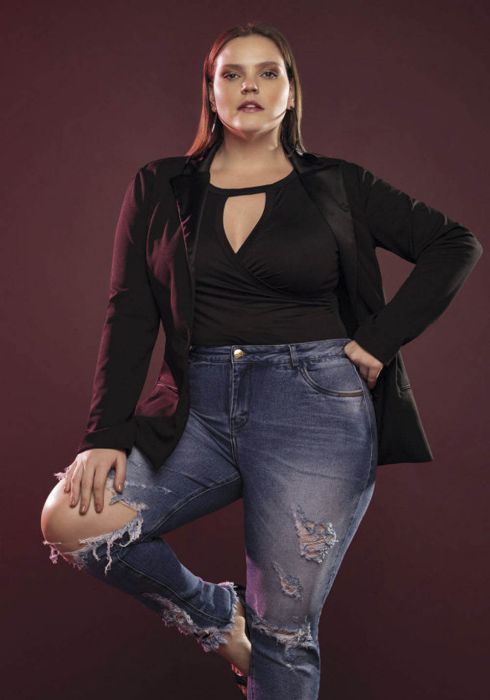 BLAZER ALONGADO COM BOLSO ELEGANCE BLAZER ALONGADO COM BOLSO ELEGANCE
