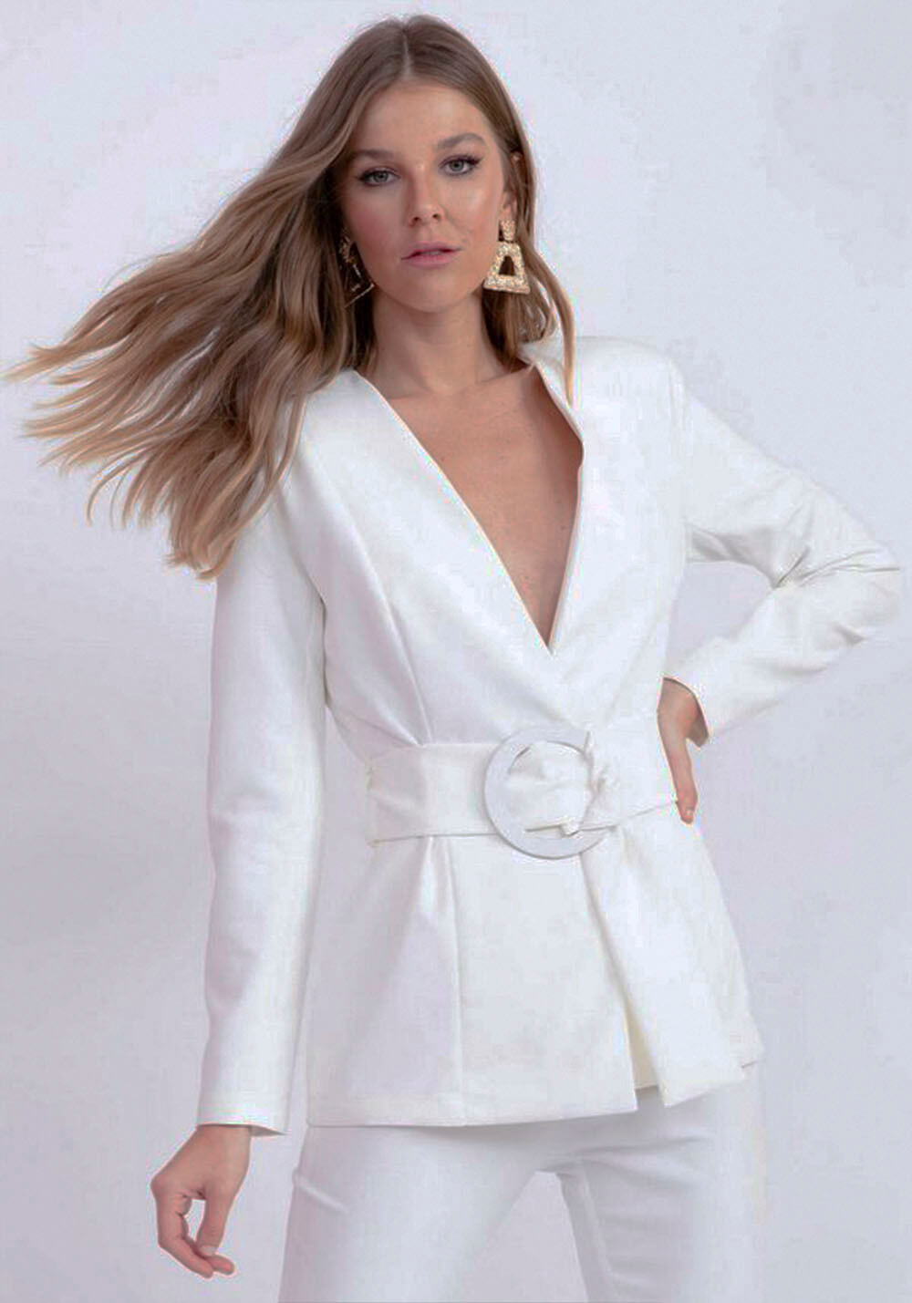 BLAZER BANA-BANA OFF WHITE BLAZER BANA-BANA OFF WHITE