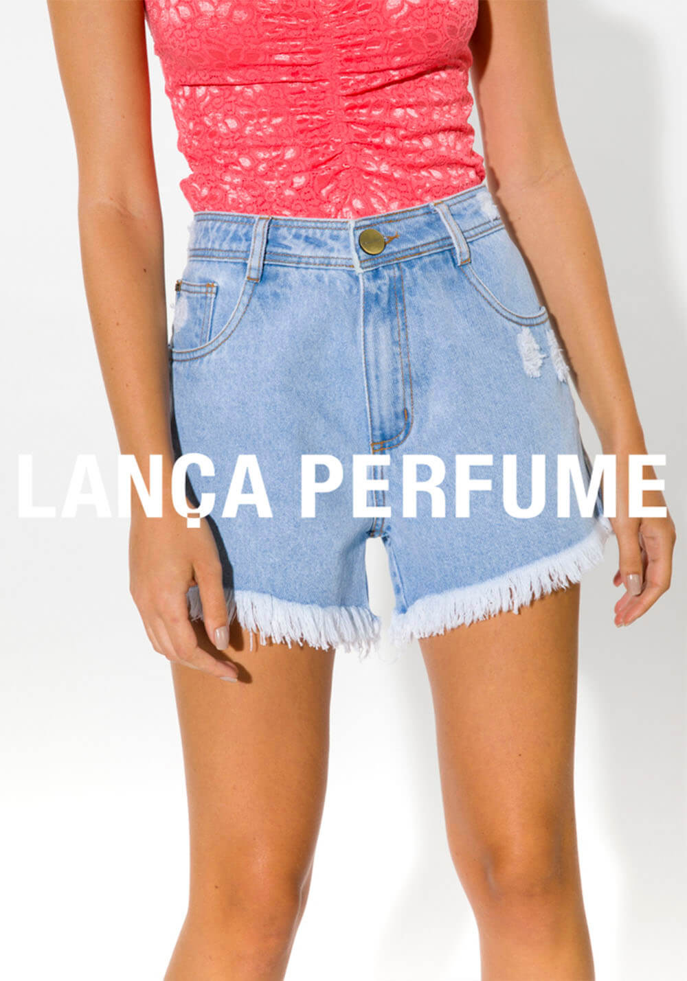 SHORT JEANS LANÇA PERFUME SHORT JEANS LANÇA PERFUME