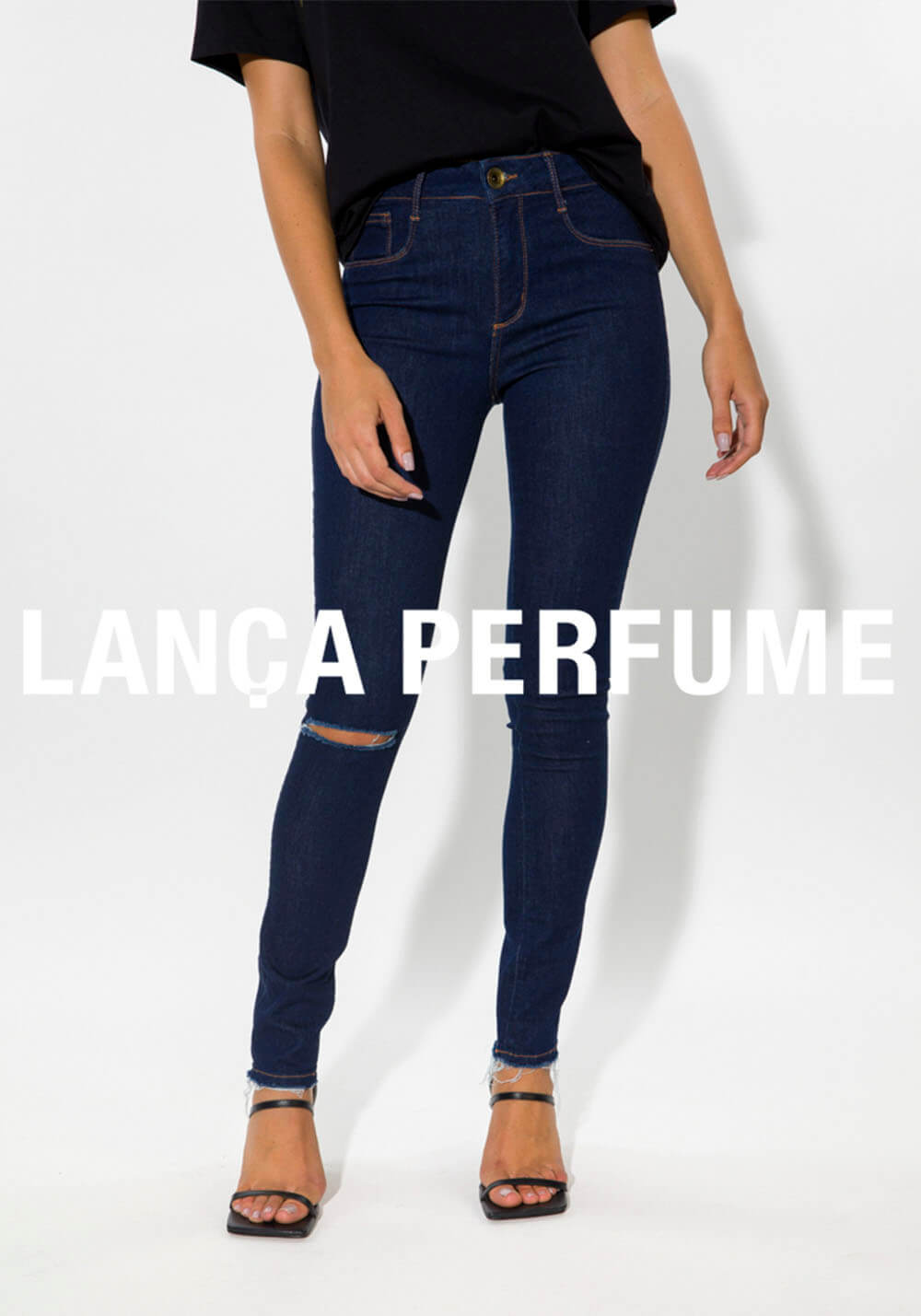 CALÇA JEANS ESCURO LANÇA PERFUME CALÇA JEANS ESCURO LANÇA PERFUME