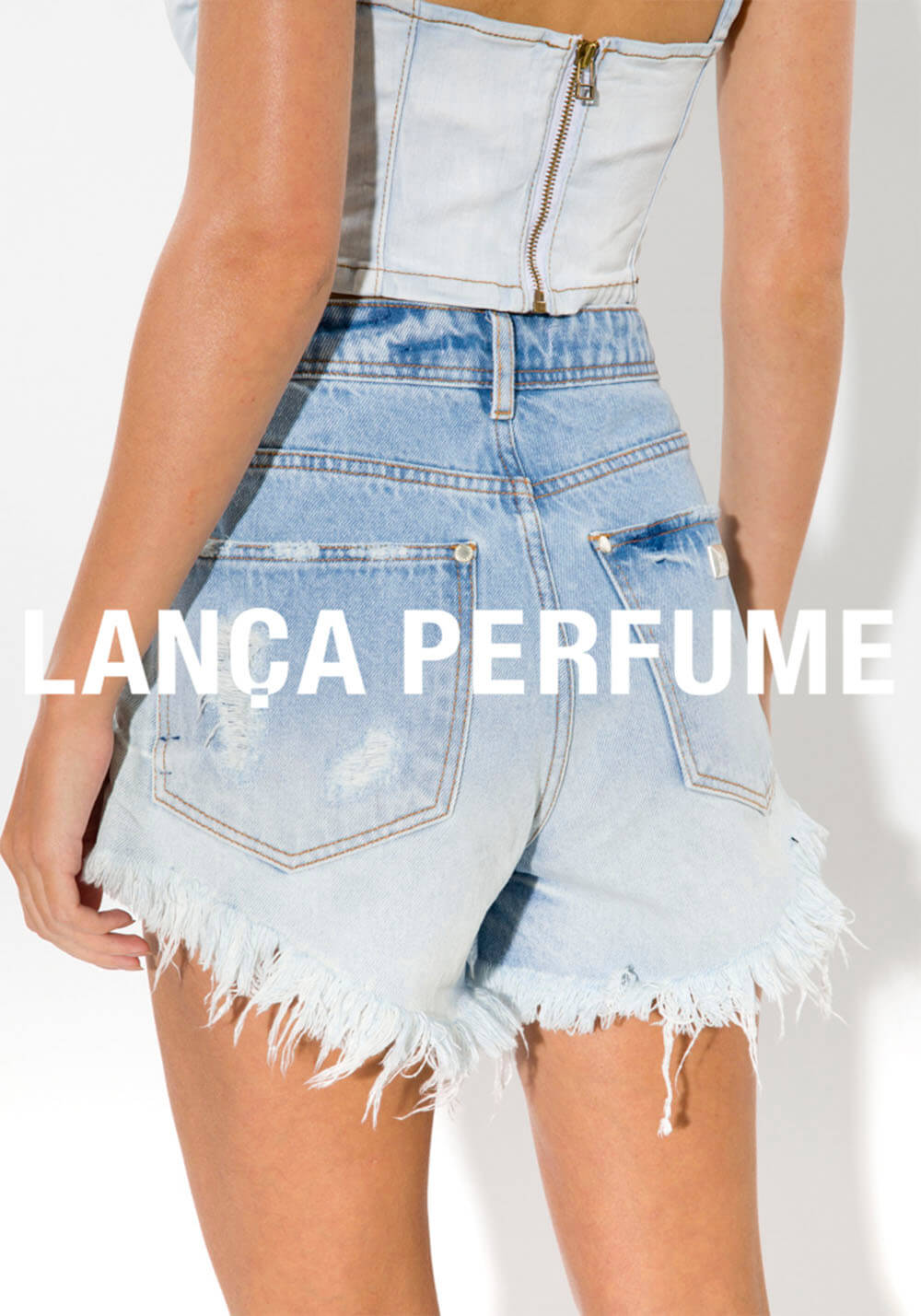 SHORT JEANS LANÇA PERFUME SHORT JEANS LANÇA PERFUME