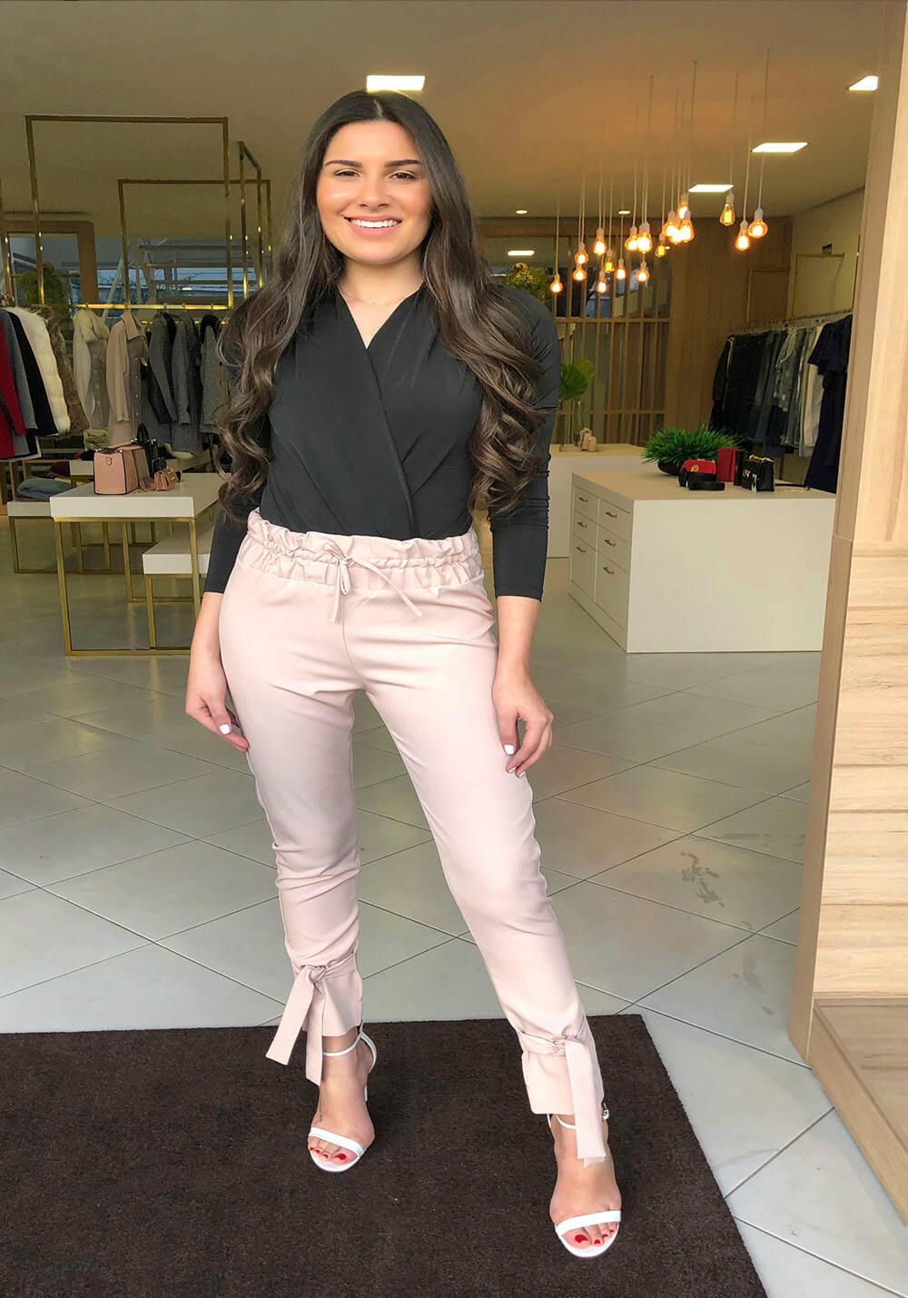CALÇA ROSE DEVOTA CALÇA ROSE DEVOTA