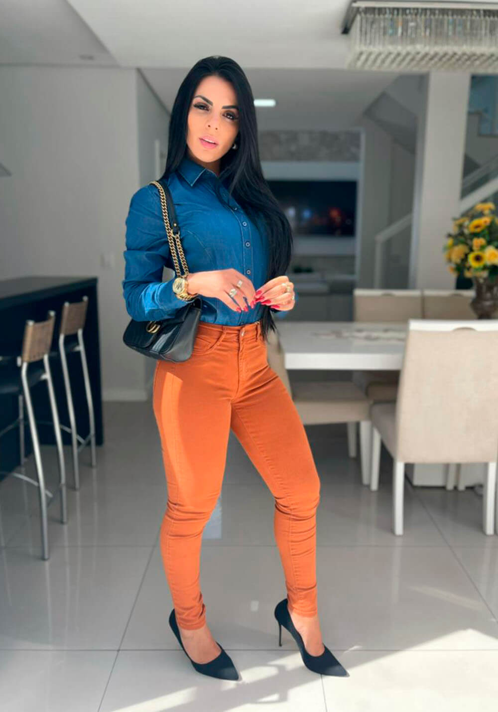CAMISA DUDALINA JEANS CAMISA DUDALINA JEANS