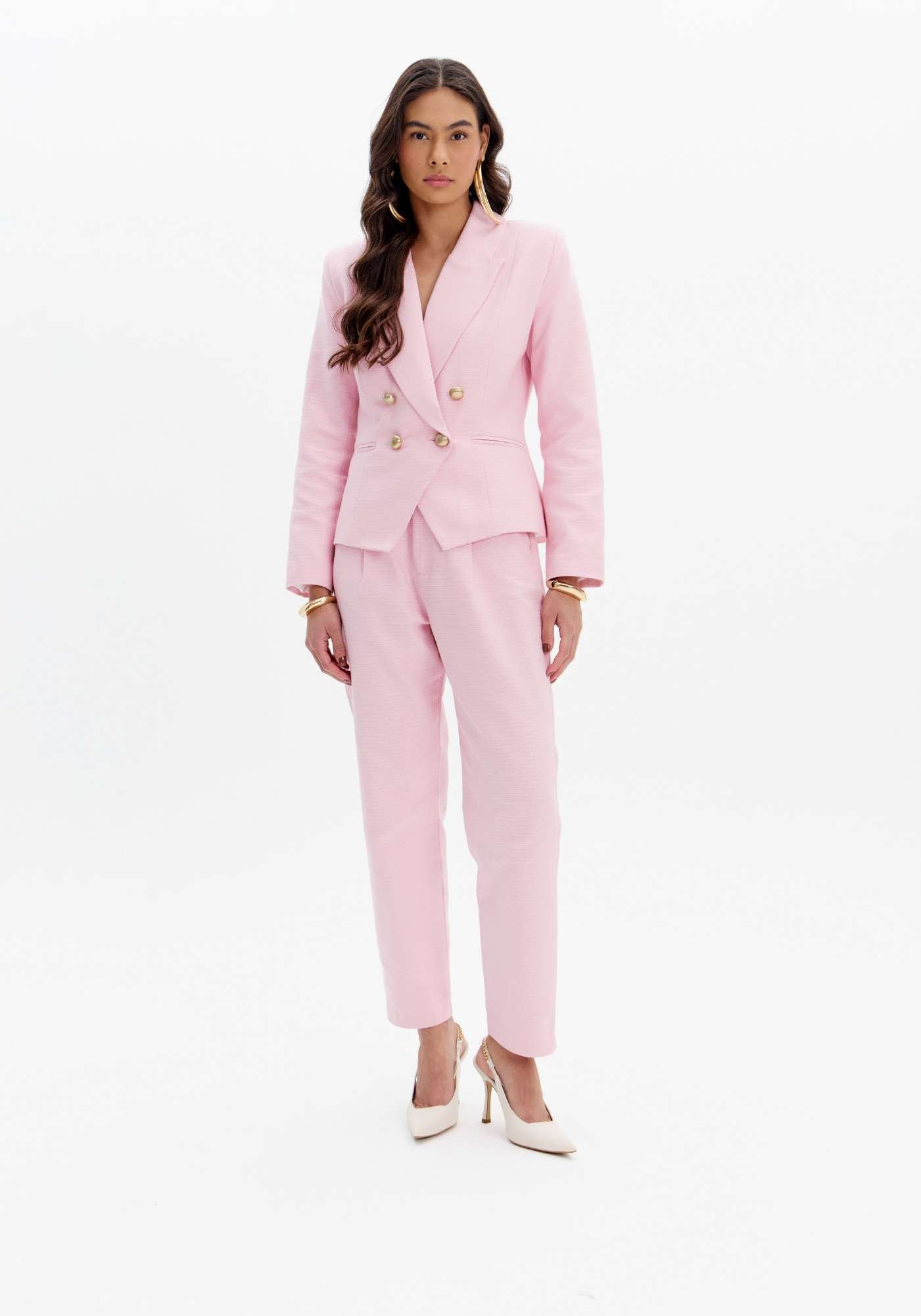 BLAZER ALFAIATARIA SLIM COM BOTÕES FRONTAIS LANÇA PERFUME