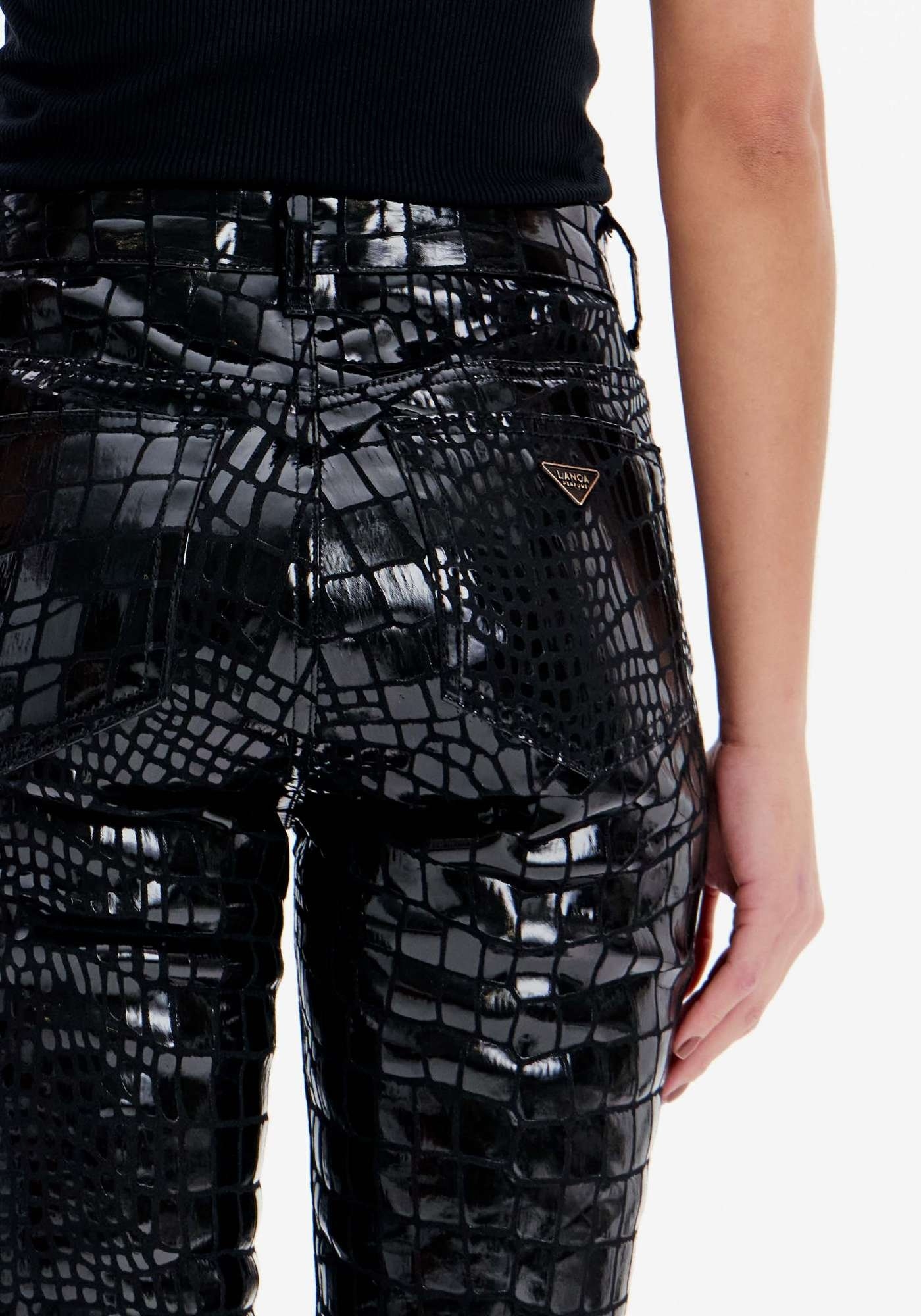 CALÇA SARJA HÉSTIA SKINNY SUPER HIGH LANÇA PERFUME