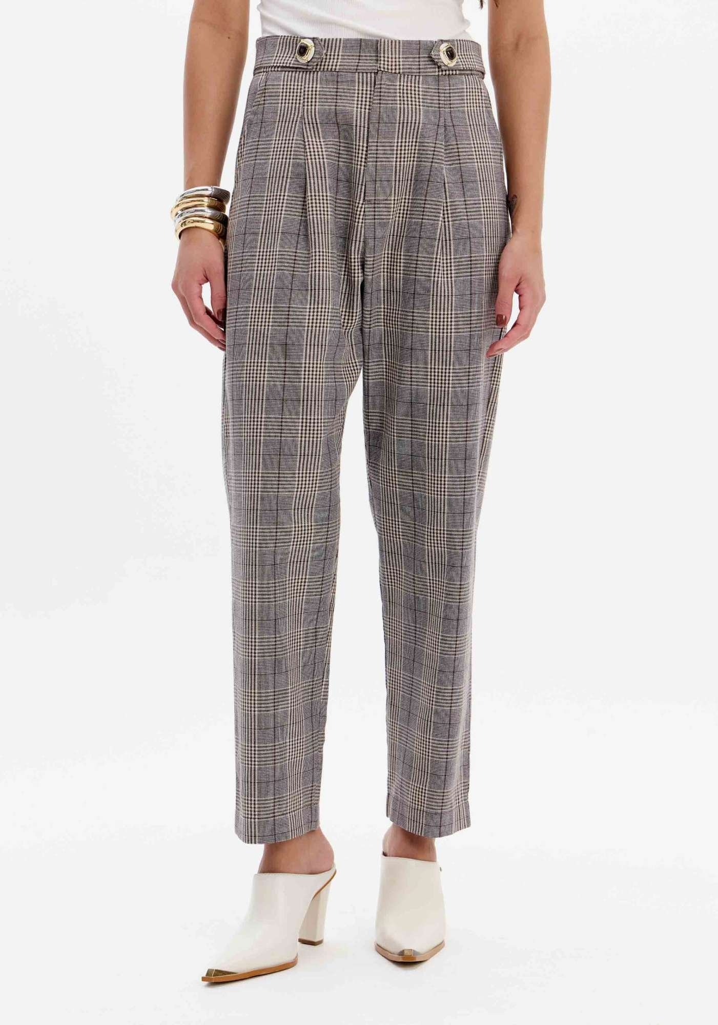CALÇA BAGGY COM CINTURA ALTA LANÇA PERFUME