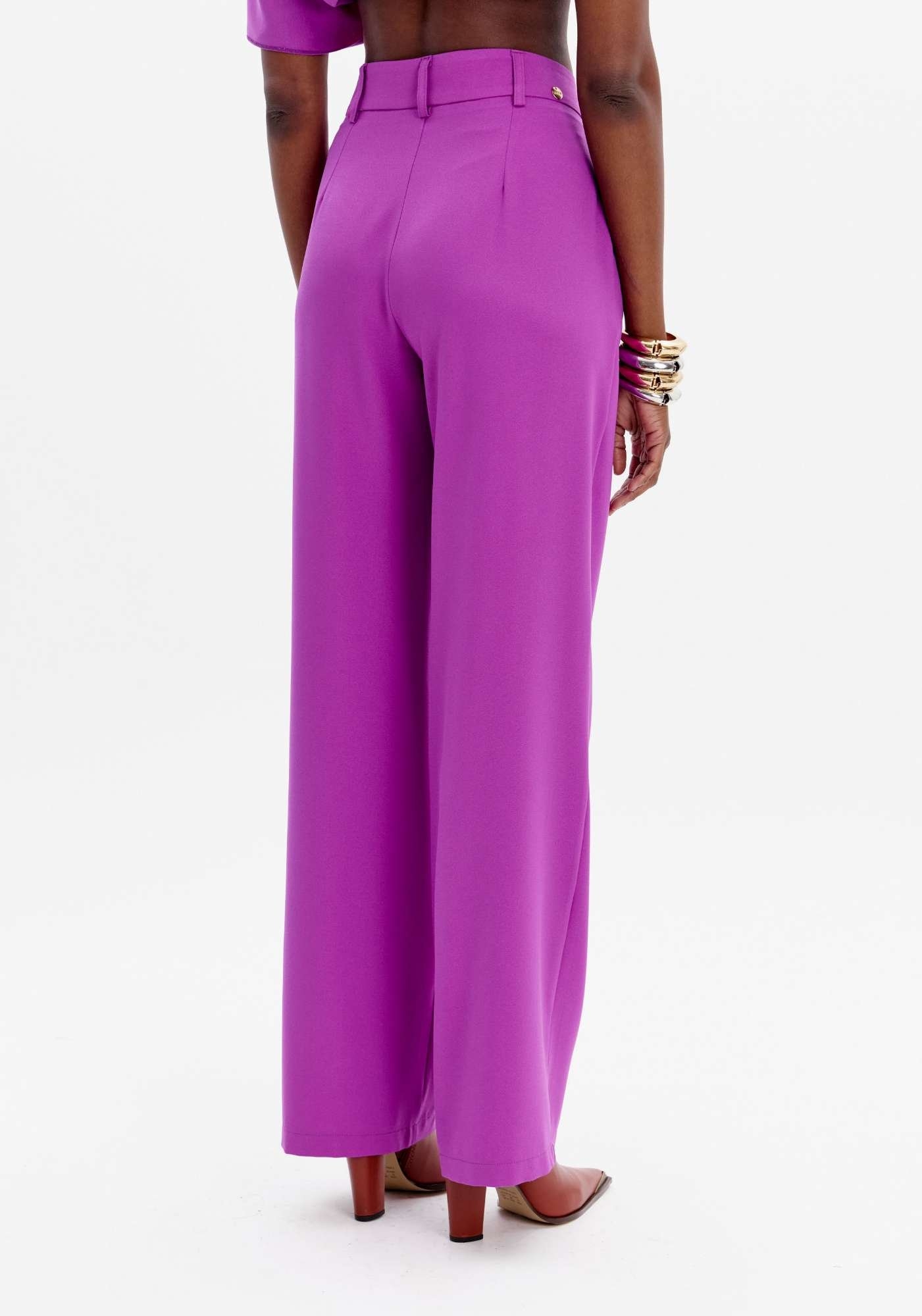 CALÇA ALFAIATARIA FULL LENGHT COM BOLSOS LANÇA PERFUME