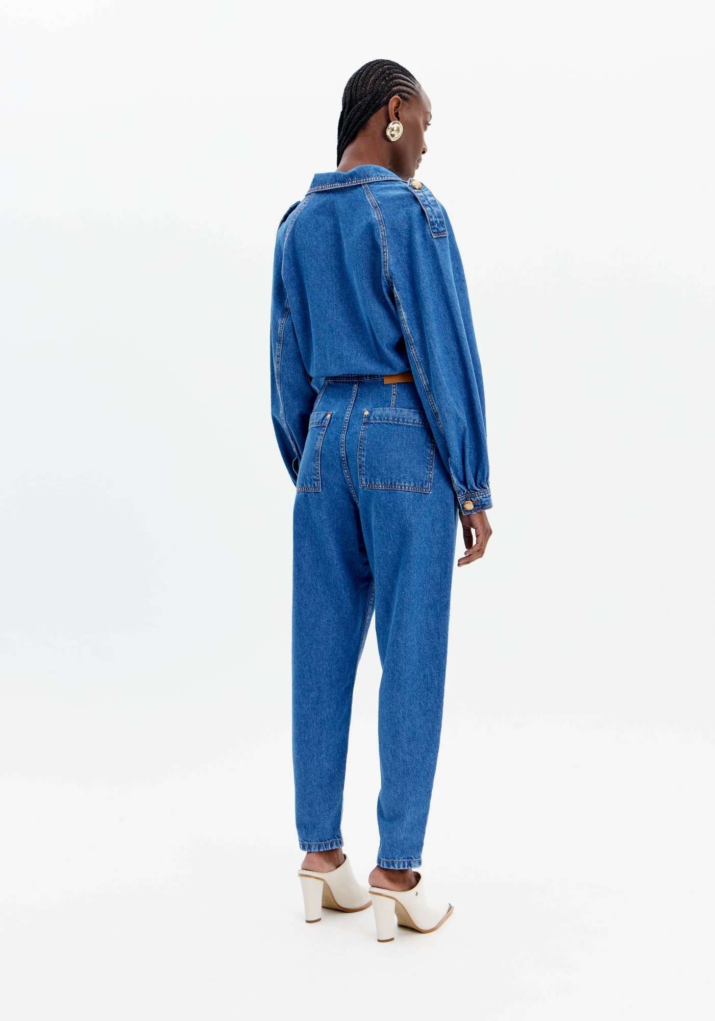 MACACÃO JEANS LONGO SLOUCHY LANÇA PERFUME