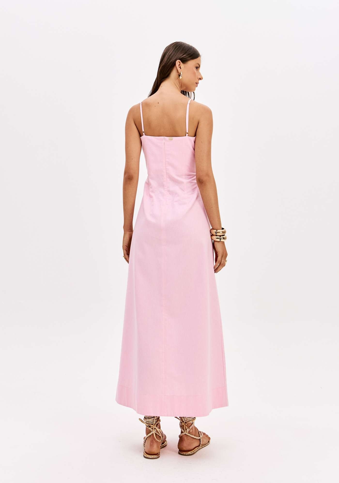 VESTIDO SUPER MIDI DE ALÇAS LANÇA PERFUME