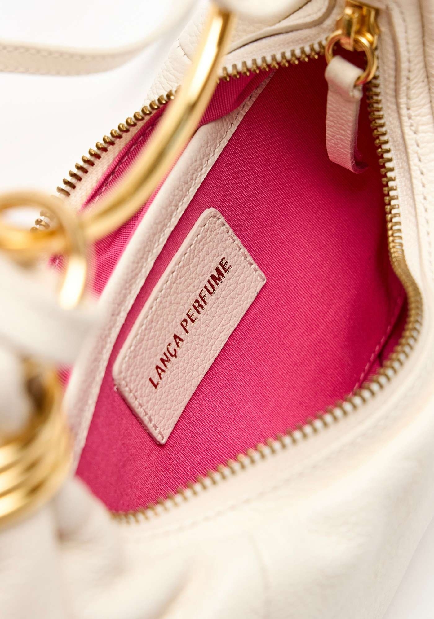 CLUTCH COM ALÇA DE MÃO LANÇA PERFUME