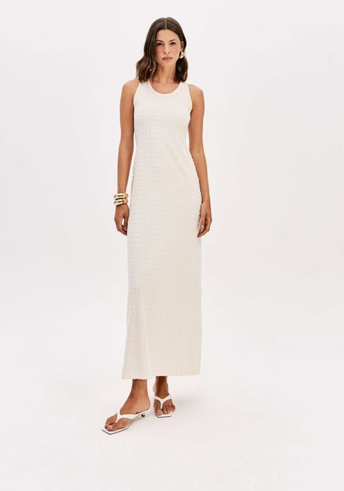 VESTIDO ÊVASE SUPER MIDI LANÇA PERFUME