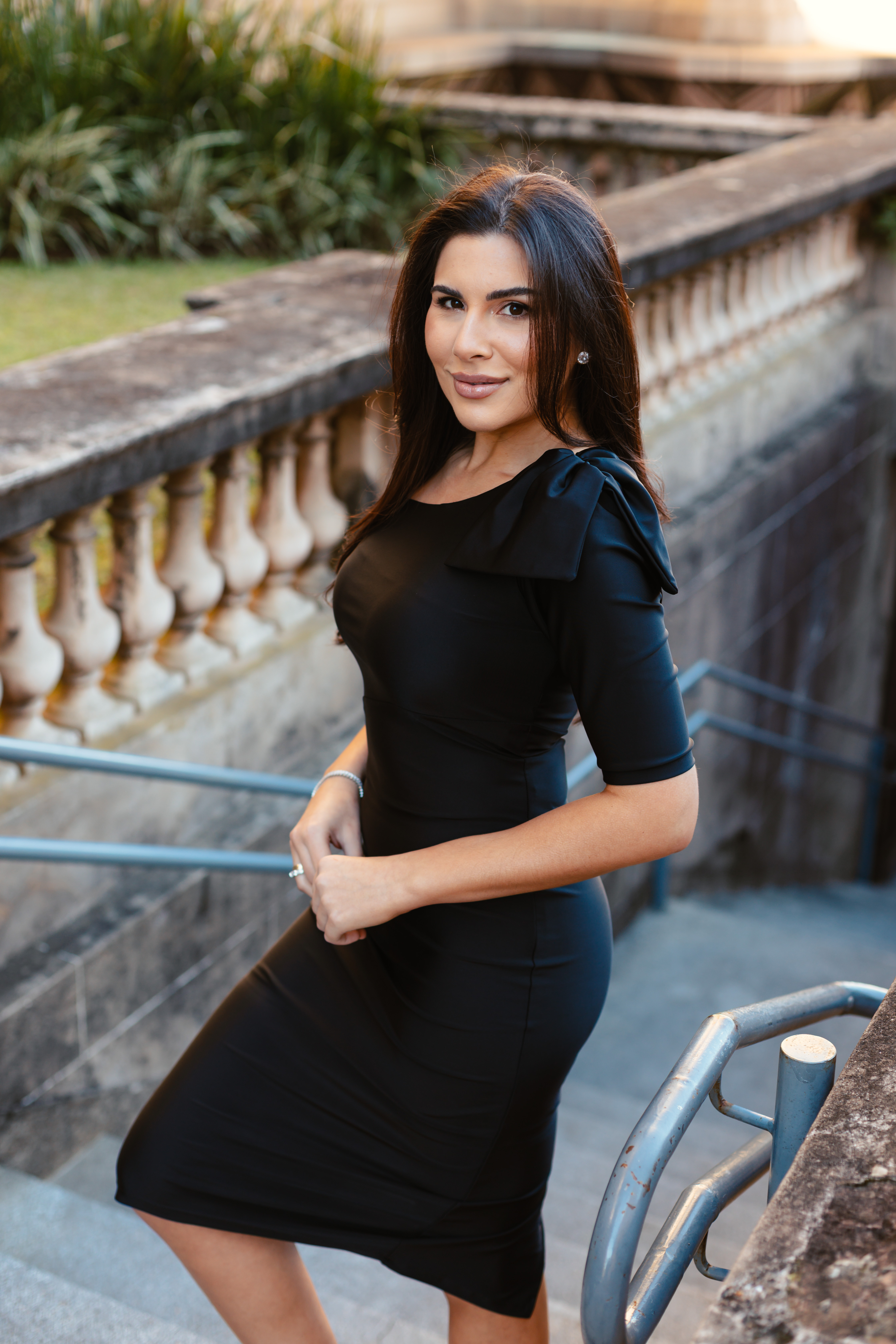 VESTIDO ALINE LAÇO PRETO ZAYA