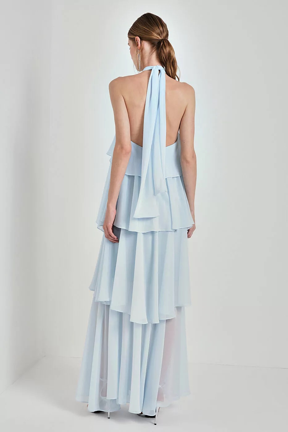VESTIDO CROWN AZUL BEBÊ AVE RARA