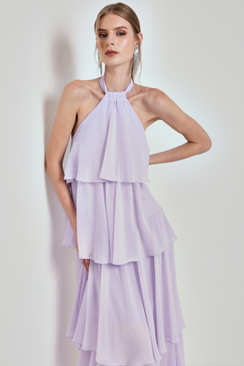 VESTIDO CROWN LILÁS AVE RARA VESTIDO CROWN LILÁS AVE RARA