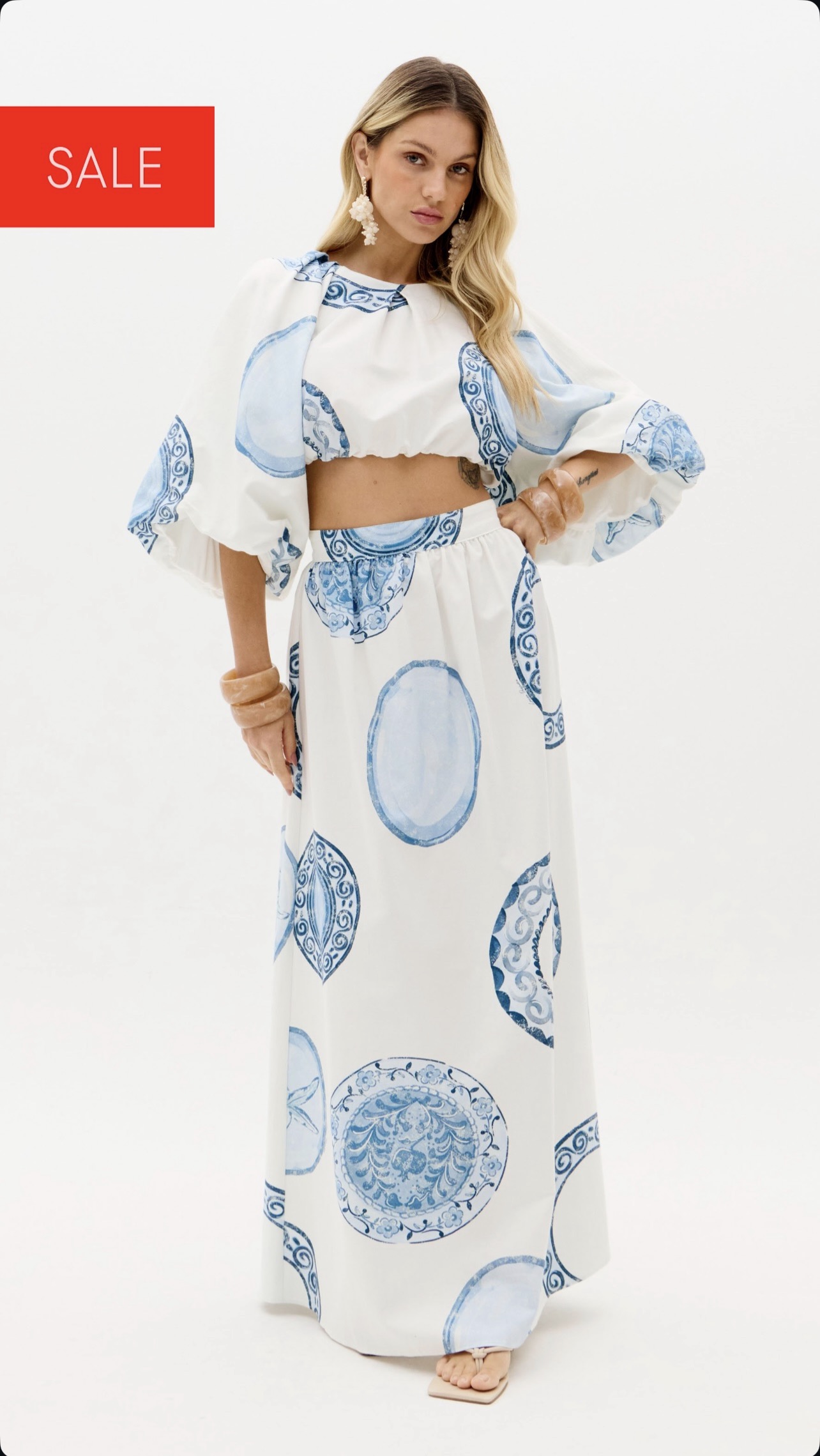 CROPPED BALONÊ ESTAMPADO LANÇA PERFUME