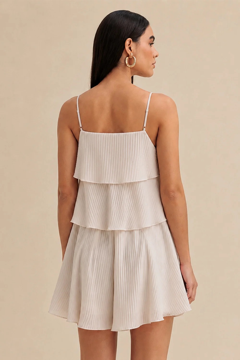 BLUSA ALONGADA LISA COM BABADOS CHARRY