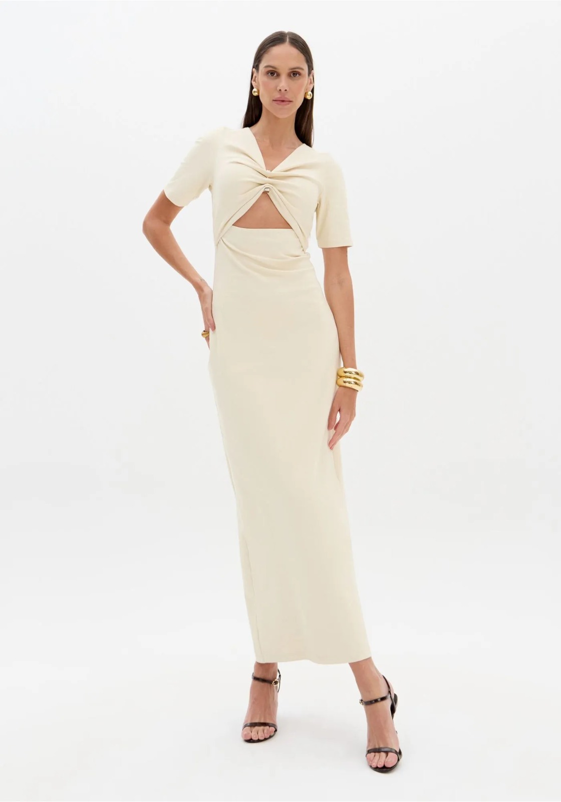 VESTIDO MIDI CHARRY