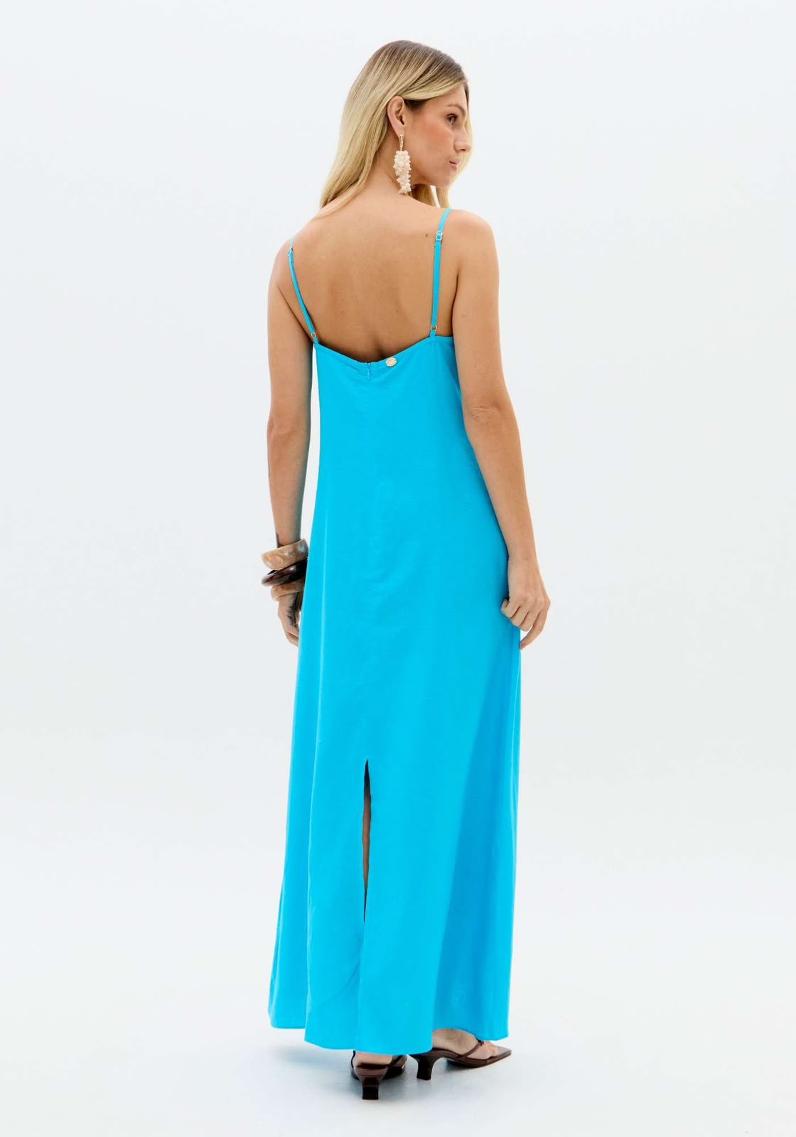 VESTIDO SUPER MIDI LINHO